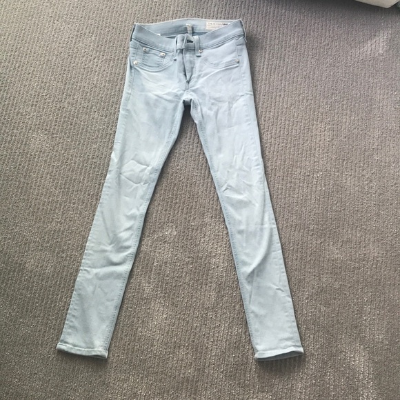 rag and bone light wash jeans